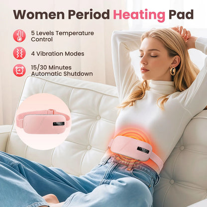 Portable heating belt for period cramps — view 7