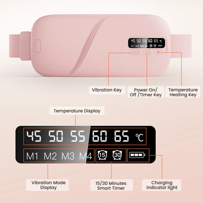 Portable heating belt for period cramps — view 6