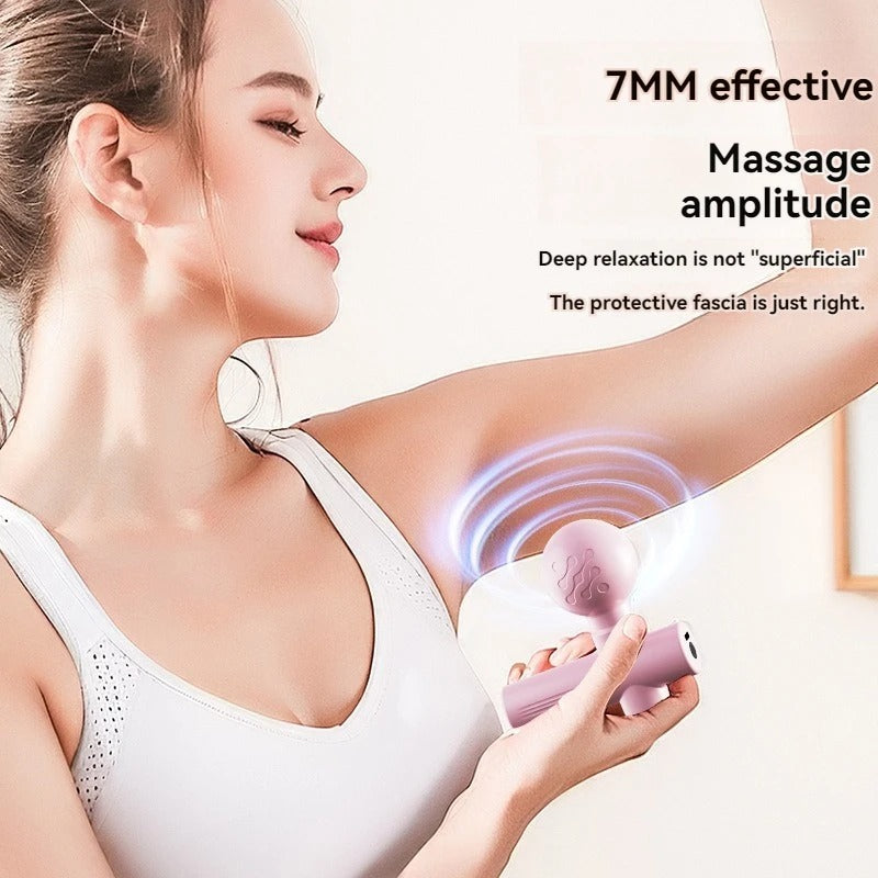 Mini massage gun for muscle relief — view 2