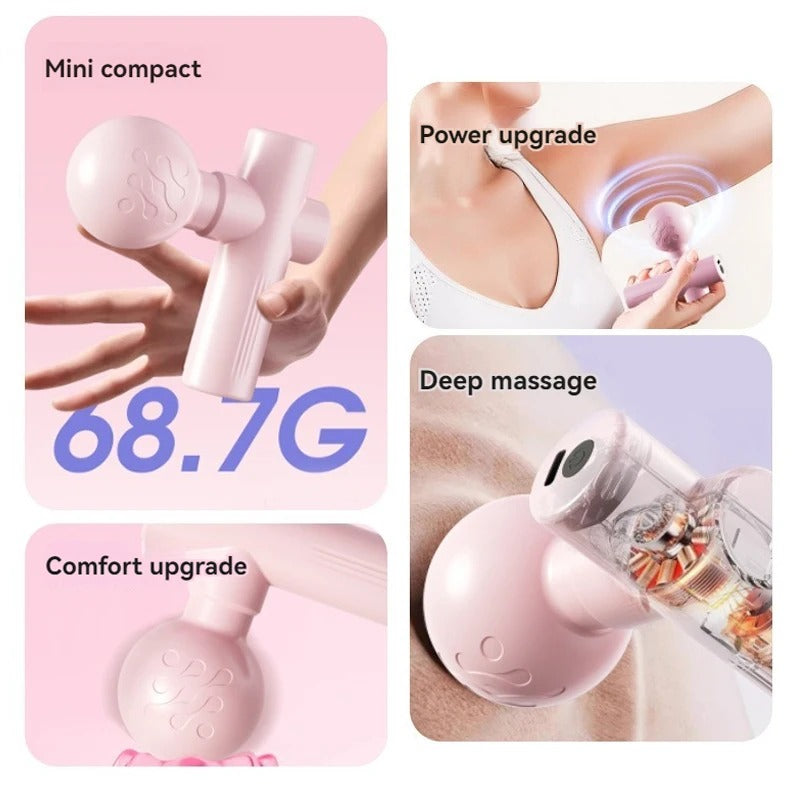 Mini massage gun for muscle relief — view 6