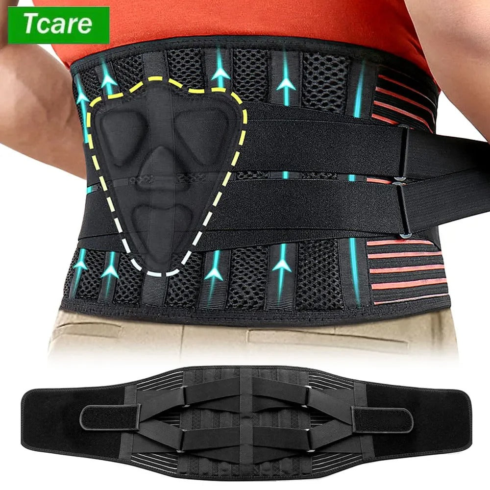 Lumbar support pain relief brace — view 7